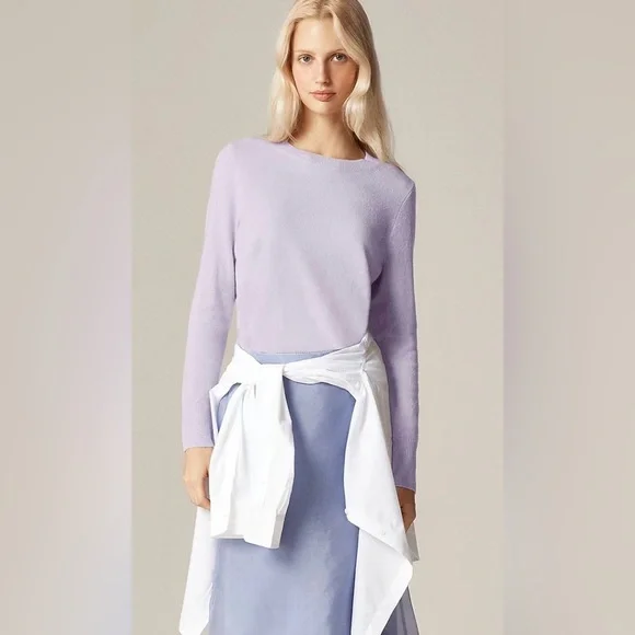 NWOT JCrew Cashmere Classic Fit Crewneck Sweater - Picture 2 of 9